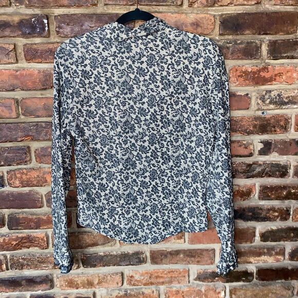 Equestrian Designs Vintage Lace Print Jacket & Pants Set Women's Size Medium - Picture 8 of 13